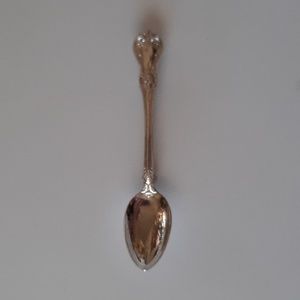 Silvertone Spoon Brooch